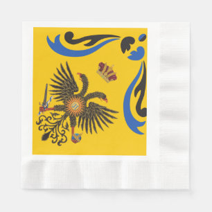 Nobile Contrada dell'Aquila Palio di Siena (Adler) Serviette