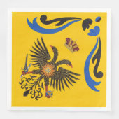 Nobile Contrada dell'Aquila Palio di Siena (Adler) Serviette (Vorderseite)