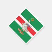 Nobile Contrada dell'Oca (Gänse) Palio Serviette (Ecke)