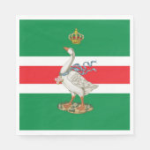 Nobile Contrada dell'Oca (Gänse) Palio Serviette (Vorderseite)