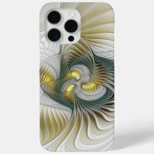 Nobile Golden Aquamarine Abstrakte Fantasie Frakta Case-Mate iPhone Hülle