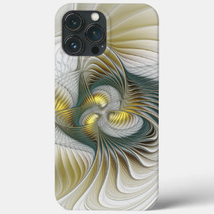 Nobile Golden Aquamarine Abstrakte Fantasie Frakta Case-Mate iPhone Hülle