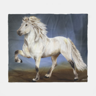 Nobilität Isländisches Pferd Fleecedecke