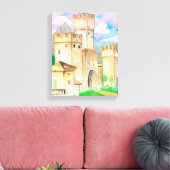 Nobility Stretched Canvas Print Leinwanddruck (Insitu (Wohnzimmer))