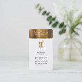 Noble Apotheken-Visitenkarten Visitenkarte (Stehend Vorderseite)