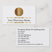 Noble Apotheken-Visitenkarten Visitenkarte (Vorne/Hinten)