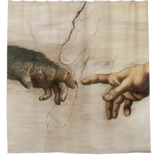 Noble Beasts - Creation of Apekind Duschvorhang (Vorderseite)