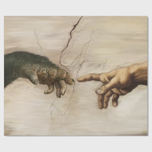 Noble Beasts - Creation of Apekind Geschenkpapier (Flach)