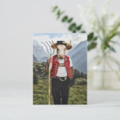 Noble Beasts - Dandy Cow Postkarte (Stehend Vorderseite)