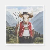 Noble Beasts - Dandy Cow Serviette (Vorderseite)