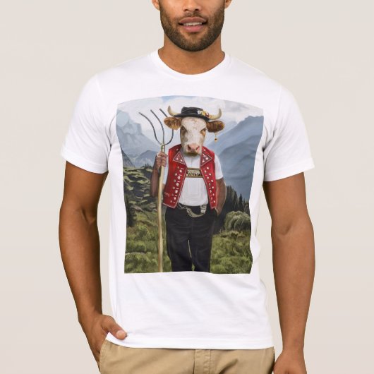 Noble Beasts - Dandy Cow T-Shirt (Vorderseite)