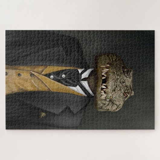 Noble Beasts - Dandy Crocodile Puzzle (Horizontal)