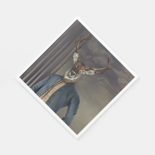 Noble Beasts - Dandy Deer Serviette (Ecke)