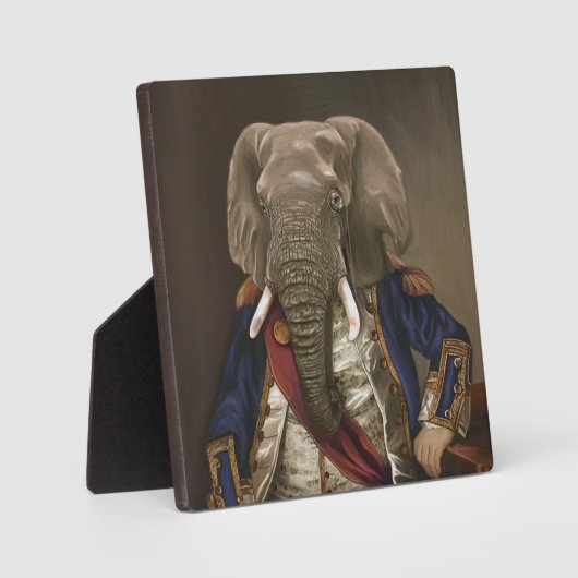 Noble Beasts - Dandy Elephant Fotoplatte (Vorderseite)