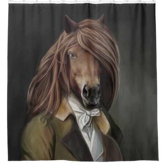 Noble Beasts - Dandy Horse Duschvorhang (Vorderseite)