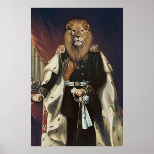 Noble Beasts - Dandy Lion Poster (Vorne)