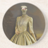 Noble Beasts - Dandy Ostrich Getränkeuntersetzer (Vorne)