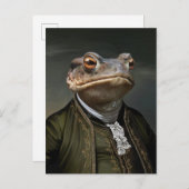 Noble Beasts - Dandy Toad Postkarte (Vorne/Hinten)