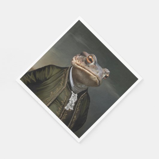 Noble Beasts - Dandy Toad Serviette (Ecke)