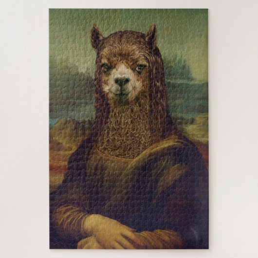 Noble Beasts - Mona Llama Puzzle (Vertikal)