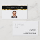 Noble berufliche Geschäfts-Karten Visitenkarte (Vorne/Hinten)