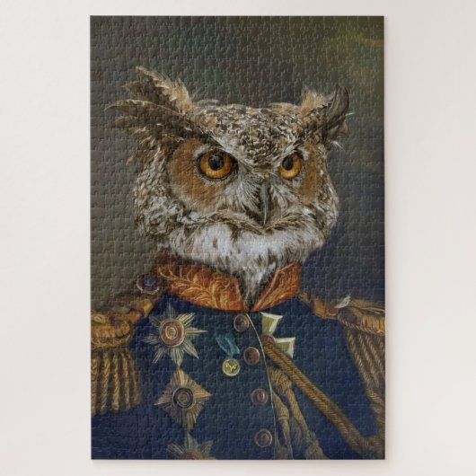Noble Bestien - Dandy Owl Puzzle (Vertikal)