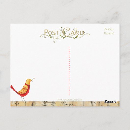 Noble Bird - Postkarte (Rückseite)