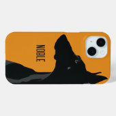 Noble Black Doberman Case-Mate iPhone Hülle (Rückseite (Horizontal))