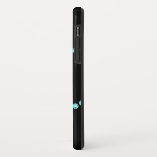 Noble Bling Monogramm-Art Case-Mate iPhone Hülle (Hinten/Links)