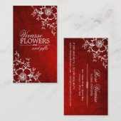Noble BlumenVisitenkarten Visitenkarte (Vorne/Hinten)