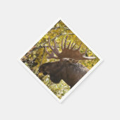 Noble Bull Moose Serviette (Ecke)