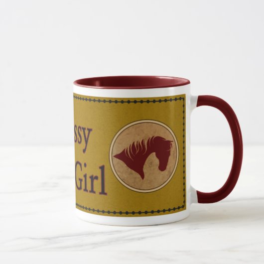 NOBLE COWGIRL-TASSE Schale Tasse (Rechts)