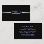 Noble DJ-Visitenkarte Visitenkarte (Vorne/Hinten)