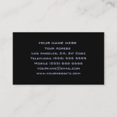 Noble DJ-Visitenkarte Visitenkarte (Rückseite)