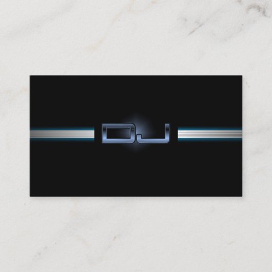 Noble DJ-Visitenkarte Visitenkarte (Vorderseite)