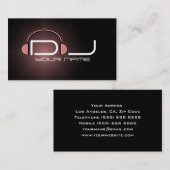 Noble DJ-Visitenkarte Visitenkarte (Vorne/Hinten)