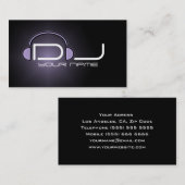 Noble DJ-Visitenkarte Visitenkarte (Vorne/Hinten)