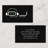 Noble DJ-Visitenkarte Visitenkarte (Vorne/Hinten)