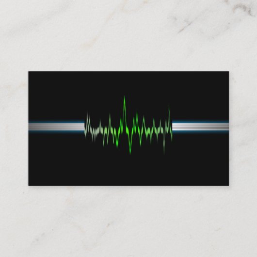 Noble DJ-Visitenkarte Visitenkarte (Vorderseite)