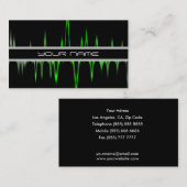 Noble DJ-Visitenkarte Visitenkarte (Vorne/Hinten)