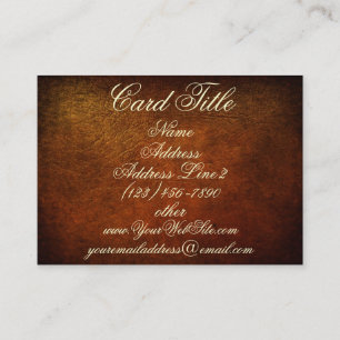 Noble echtes Leder-Designer-Visitenkarten Visitenkarte