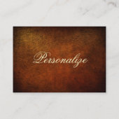 Noble echtes Leder-Designer-Visitenkarten Visitenkarte (Rückseite)