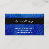 Noble elegante berufliche Geschäfts-Karte Visitenkarte (Rückseite)