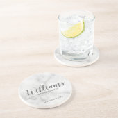 Noble elegante personalisierte getränkeuntersetzer (Seite)