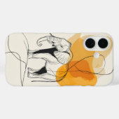 Noble Elephant Grace iPhone / iPad Gehäuse Case-Mate iPhone Hülle (Rückseite (Horizontal))