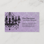 Noble Event-Planer-Visitenkarte Visitenkarte (Rückseite)