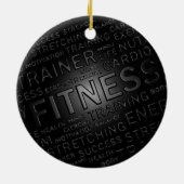 Noble Fitness-Verzierung Keramikornament (Hinten)