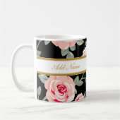 Noble Flora-Monogramm-Kaffee-Tassen Kaffeetasse (Links)