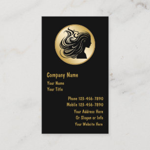 Noble Frisurn-Visitenkarten Visitenkarte