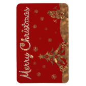 Noble Frohe Weihnachtsmagnete! Magnet (Vertikal)